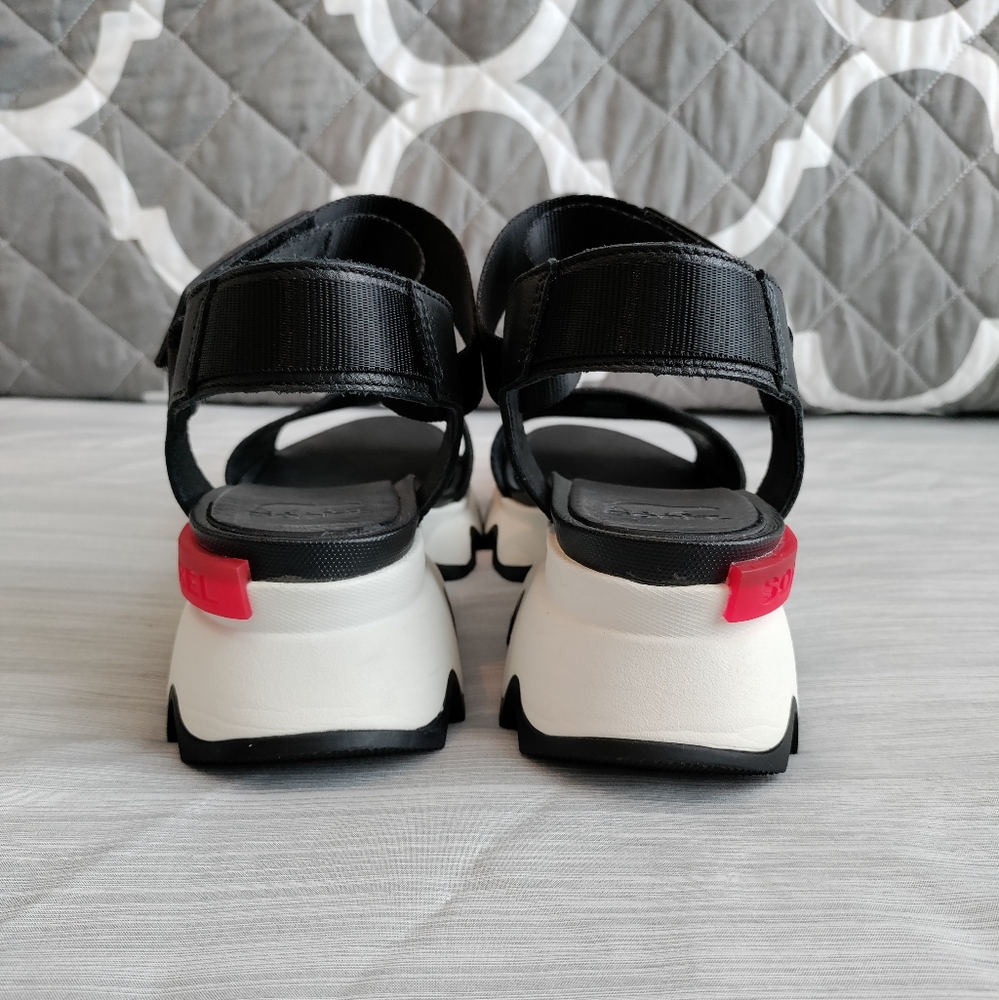 SOREL Women's size 9.5 Kinetic Wedge platform sandals - Picture 4 of 14